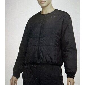 Women's Nike Repel Full Zip Warm Golf Jacket Black X-Large